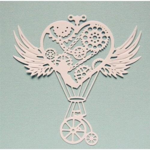 Steampunk balloon Metal Cutting Die Stencil for DIY Scrapbooking Album Paper Card Decor Craft Embossing Die
