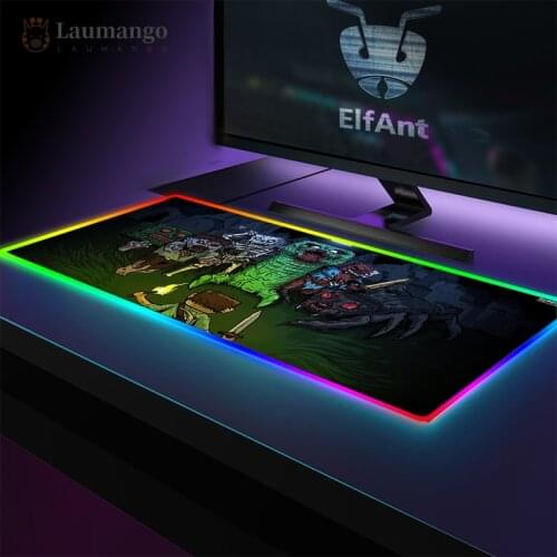 Terraria mouse pad Cute Anime Mouse Pad RGB Girl Mouse Pad Laptop Office PC Gaming Accessories LED Gaming Mouse Pad Mat kawaii