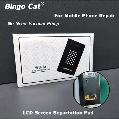 Non-slip Separate suction Mat LCD Screen Separator Pad with Hole High Temperature Pad For Hot Separator No Need Vacuum Suction