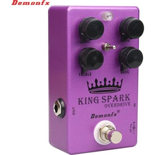 NEW Demonfx High Quality King Spark Overdrive 4-Knob With One Model Guitar Effect Pedal Overdrive With True Bypass