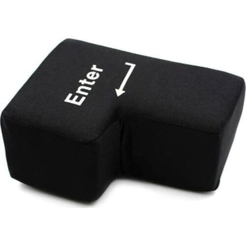 Enter Key Pillow, Big USB Enter Button Stress Relief Vent Tools, Unbreakable Relax Enter key Office Desktop Nap Pillow