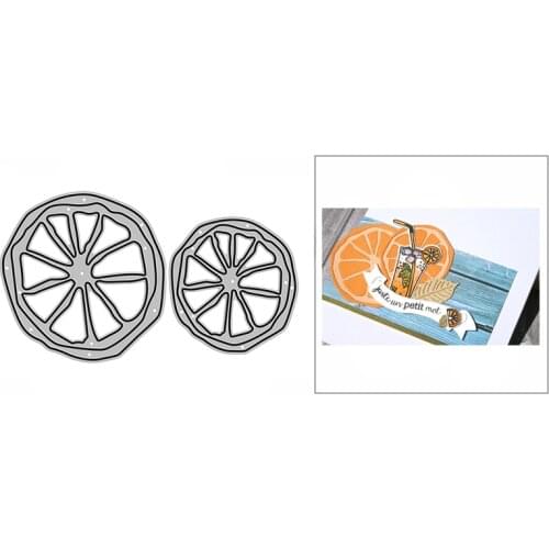 New Lemon Section Fruit Craft Embossing Mold 2021 Metal Cutting Dies for DIY Decorative Scrapbooking Album Card Making No Stamps