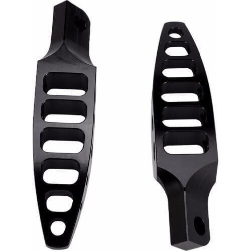 Universal Motorcycle Light Weight Foot Pedals for Harley Touring Sportster Black