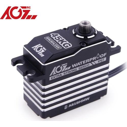 AGFRC A81BHMW 45KG Monster Torque 0.085s High Speed Magnetic Waterproof Digital Brushless Servo for 1/8 1/10 RC Model Cars