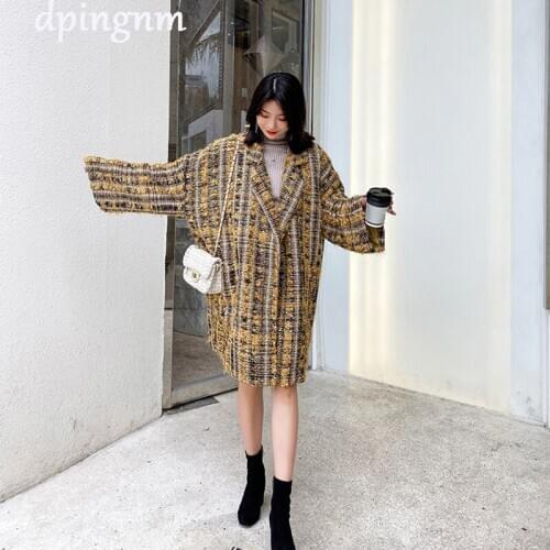 2020 Autumn / Winter Coats & Jackets Large Shape Brushed Pocket Wool Womens Wool & Blends