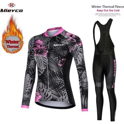 2021 Winter Thermal Fleece Cycling Jersey Set Racing Bike Cycling Suit Mountian Bicycle Cycling Clothing Ropa Ciclismo Bicycle