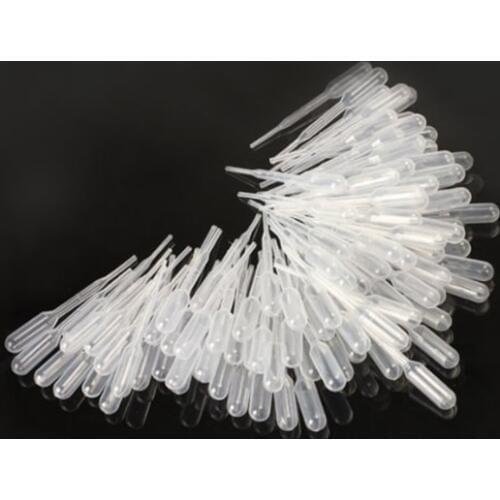 100PCS Graduated Pipettes Dropper Polyethylene (0.2ml)