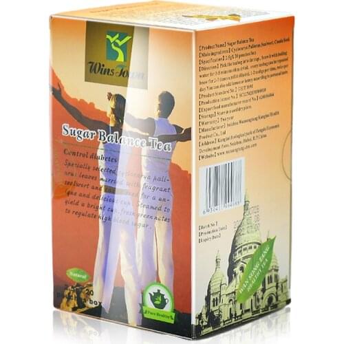 20 Pcs/1 Packs Blood Sugar Balance Tea Control Diabetes Tea Lower High Blood Sugar Blood Glucose Health Care Tea