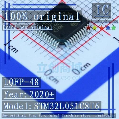 2020+ 100% Brand new original 2PCS-10PCS STM32L051C8T6 LQFP-48 Microcontroller chip