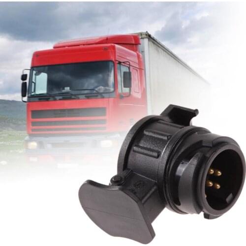 80% Dropshipping!!13P to 7P Car Trailer Connector Adapter Plug for European Standard Vehicles