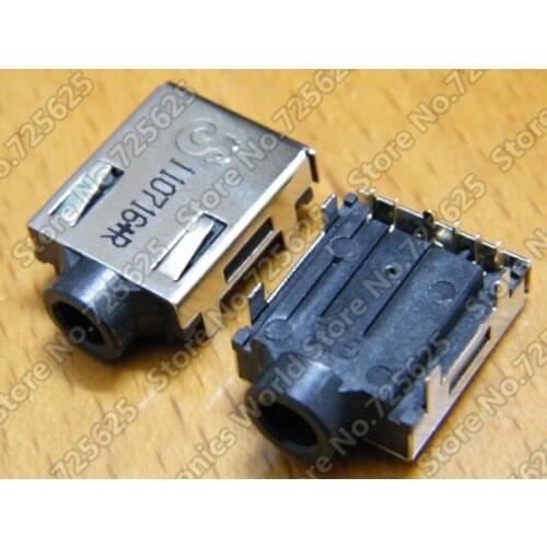 Laptop Audio Jack / headphone jack for Dell mini 10 1012 1018 etc Notebook connector 3.5mm Free Shipping 10 PCS