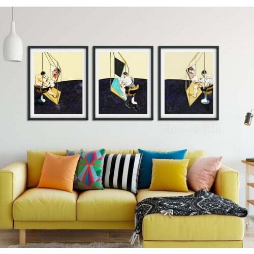 Francis Bacon Prints 3 Of Modern Art Prints Oil Paintings Wall Home Decoration