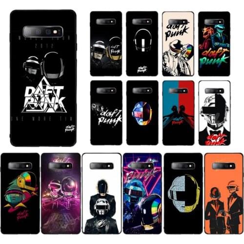 Yinuoda Rock music Daft Punk Helmet Phone Case for Samsung S10 21 20 9 8 plus lite S20 UlTRA 7edge
