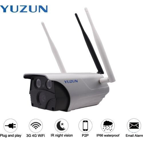960P 3g 4g gsm lte sim card slot ip security camera IP67 waterproof outdoor bullet wireless cctv camera WiFi surveillance camera
