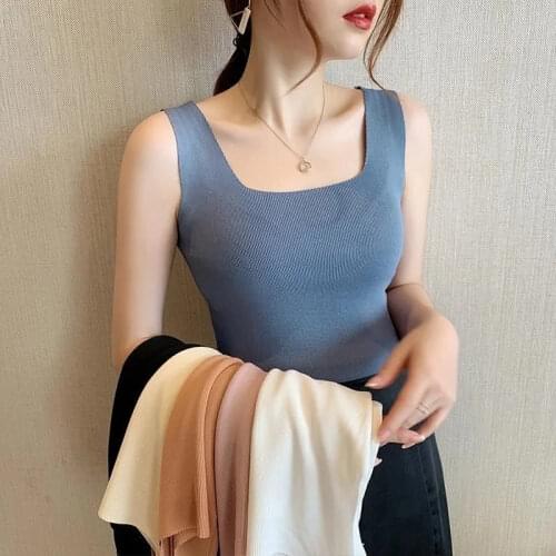 Женские трикотажные майки Joweici China At AliExpress