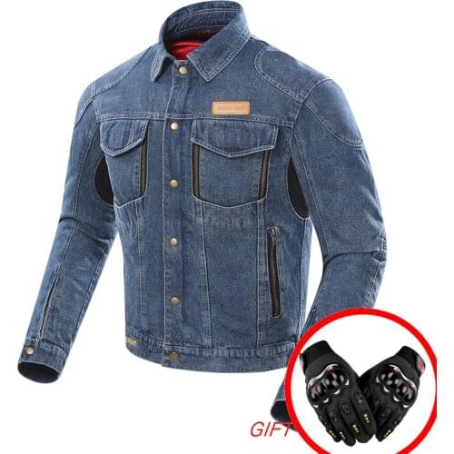 DUHAN Motorcycle Jeans Jacket Women Moto Denim Jacket Autumn Winter Protective Gear Removable Warm Lining Motorcycle Clothing