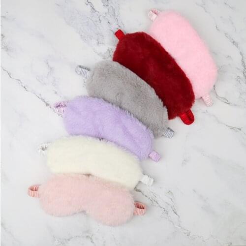 1pc Sleeping Mask Eyepatch Eye Cover Cotton Creative Lovely Cartoon for Eye Travel Relax Sleeping Aid Eye Patch Shading Eye Mask