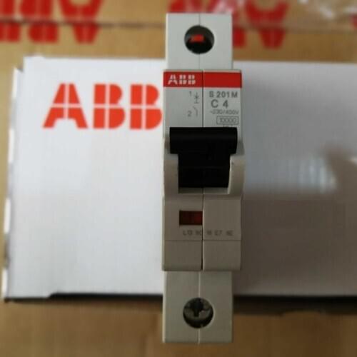 ABB Miniature Circuit Breaker S200-M series C type 1P S201M-C1 S201M-C6 S201M-C10 S201M-C16 S201M-C20 S201M-C32 S201M-C63