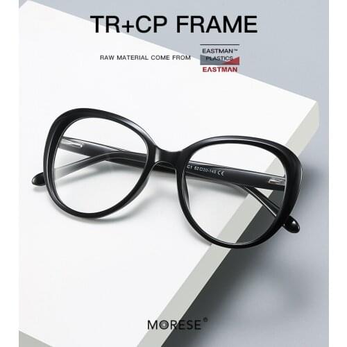 Round Shape TR90 Optical Frame Fashion Designer Anti Blue Light Blocking Eyeglasses
