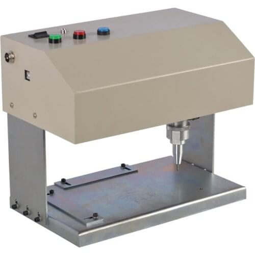 MP100200-UQ Pneumatic Electricity Marking Machine Desktop Car Nameplate Metal Parts Engraving Machine