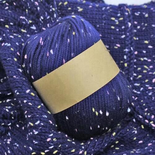 Soft Color Dot Protein Woolen Yarn Baby And Children Sweater Knitting Wool Material TJ2095