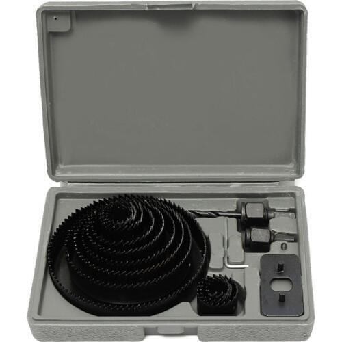 11pcs/16pcs Hole Saw Cutting Set Kit Drilling Tool Wood Metal Cutter high quality Mandrels Saws Core Drill Bits Woodworking