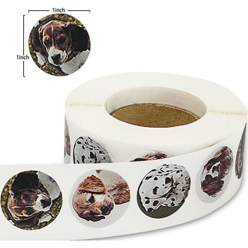 Cartoon Animal Dog Sticker for Boy Girl 50-500pcs Cute Dog Lag Tables for Notebook Scrapbooking Alburm Stduents School Sticker