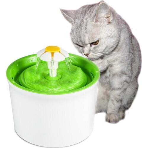 1.6L Automatic Pet Cat Water Fountain Ultra Quiet Dog Drinking Fountain Drinker Feeder Bowl Pet Drinking Fountain Dispenser