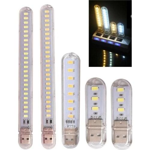 Mini Portable USB LED Light Table Lamp Night light For Power Bank PC Laptop Book Reading Light Warm White Lamp Camping Bulb