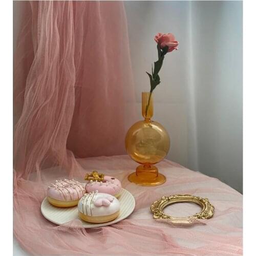 Glass Candle Holder for Decorative Candlestick Holder Modern Candle Stand Candle Holders Decor Living Room Decor Dry Flower Vase