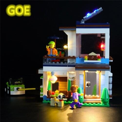 LED Light Kit For Lego 31068 Compatile With Creator Modular Modern Home(Only LED Light Included)