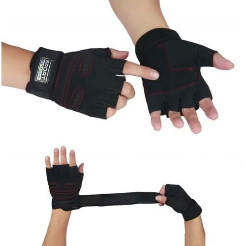 Weight Lifting Training Gloves For Women Men Fitness Sports Body Building Gym Grips Gym Hand Wrist Exercise Protector Gloves