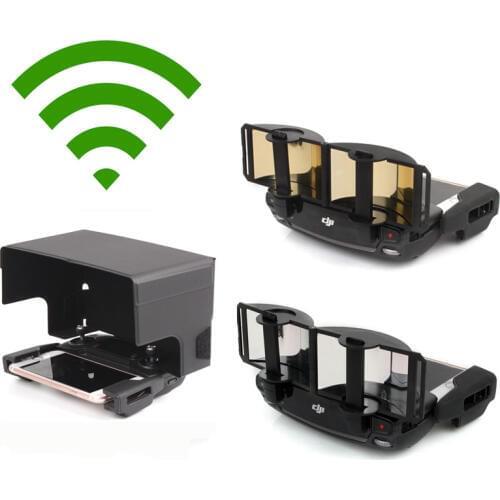 Signal Booster Antenna Amplifier Range Extender + Smartphone Sunshade Sun Hood for DJI MAVIC PRO/ Air & SPARK Remote Controller