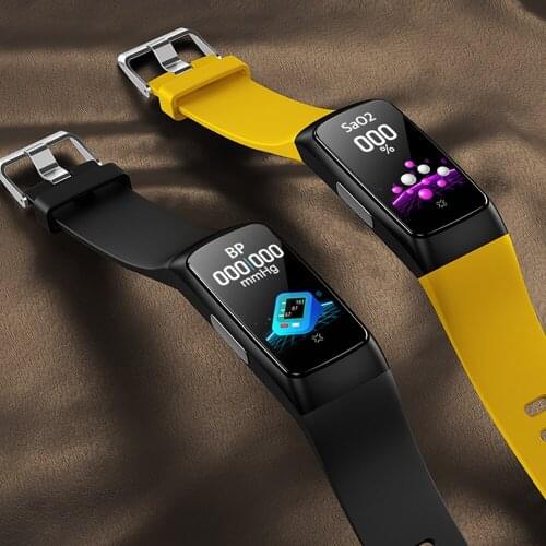 24H Body Temperature ECG HRV Smart Bracelet Blood Pressure Oxygen Monitoring Health Smart Band Waterproof Sport Fitness Bracelet