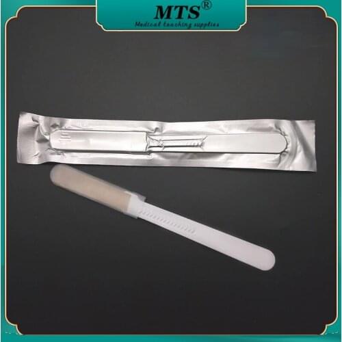 10pcs/box Disposable Surgical Carbon Steel Scalpel Blade With Plastic Handle Surgical Instruments Skin suture training
