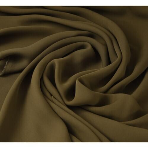 140CM Wide 19MM Dark Green Silk Fabric for Dress Cheongsam Pant Shirt H591