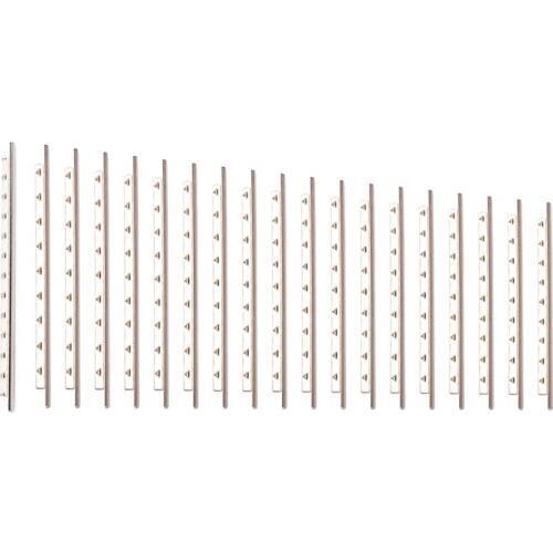 19Pcs/Set Classical Guitar Frets Wire 2.0mm/0.08In Copper Fretwire Set for 36 inch 38 inch 39 inch 19 Frets Guitar Accessories