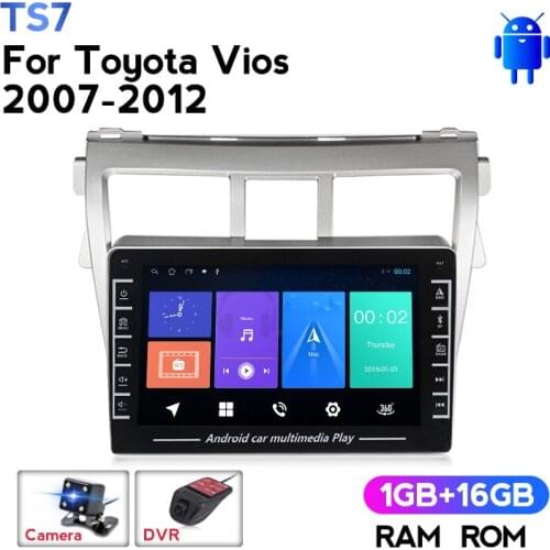 MEKEDE Android 8.1 1G+16G BT For Toyota VIOS 2007 2008 2009 2010 2011 2012 Multimedia Stereo Car DVD Player Navigation GPS Radio