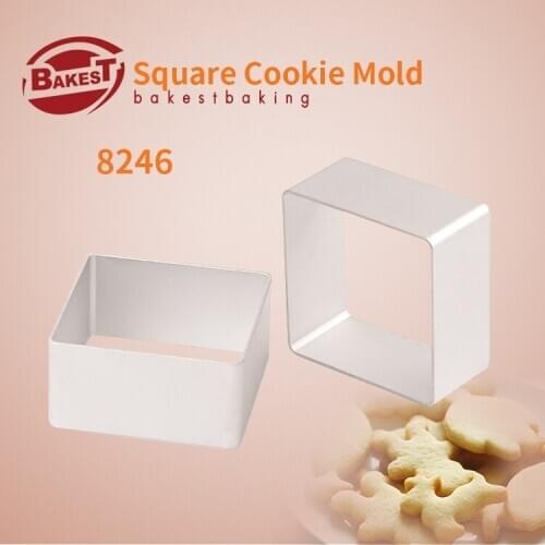 BAKEST 30pcs/lot Small Size Aluminum Alloy Cookie Mold Biscuit Cutter Muilt Shapes For Choose