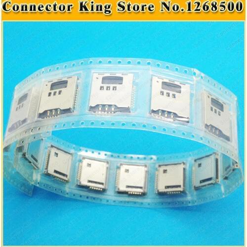 ChengHaoRan 50PCS For Samsung S5230 S5233C S3930 W589 F488E M628 B3210 Sim Card Reader Holder Slot Tray ,KA-086