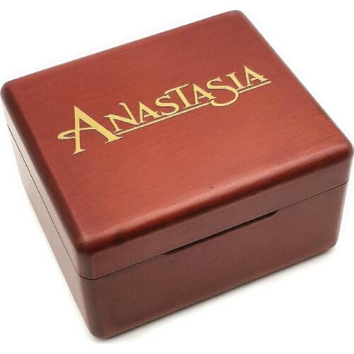 Handmade Wooden Anastasia Music Box Birthday Gift For Christmas Valentines day gifts for lovers, childrens Wine red souvenirs