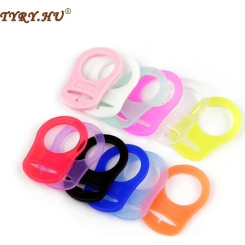 TYRY.HU Baby Pacifier Holder Adapter 10pc Silicone Pacifier Clips Accessories Chupeta Clips Babie Pacifier Attache Sucette