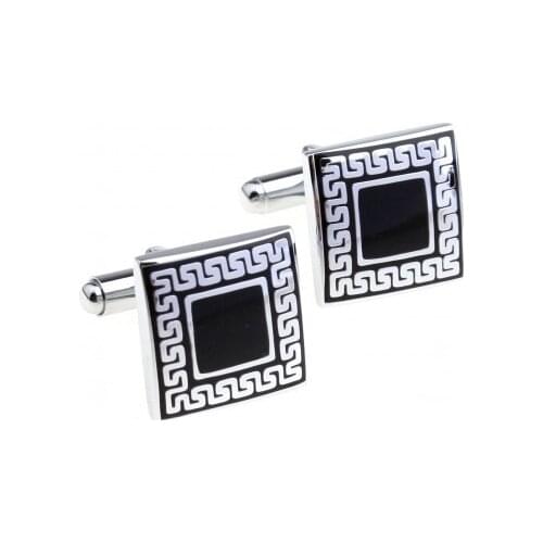 YH05379 Enamel Enamelled Cufflink Flower Stripe Epoxy Cuff Link 4 Pairs Wholesale Free Shipping