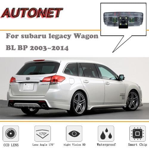 AUTONET Backup Rear View camera For subaru legacy Wagon BL BP 2003~2014/Night Vision/license plate camera