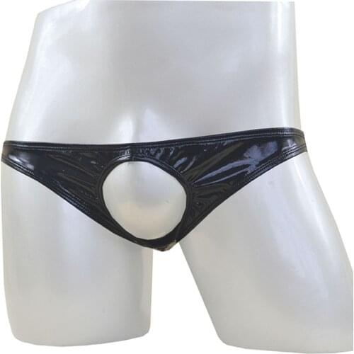 Mens' Panties Briefs Jock Strap Underwear Sexy Male G-string Gay Underwears Hollow Tanga Hombre Sissy Crotch Thongs T-Back Man