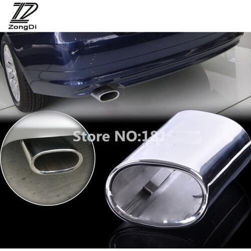 ZD 1pcs For BMW E90 E91 E92 E93 318i 318d Car Exhaust Muffler Tip Pipes High Quality Stainless Steel Tail Covers Accessories New