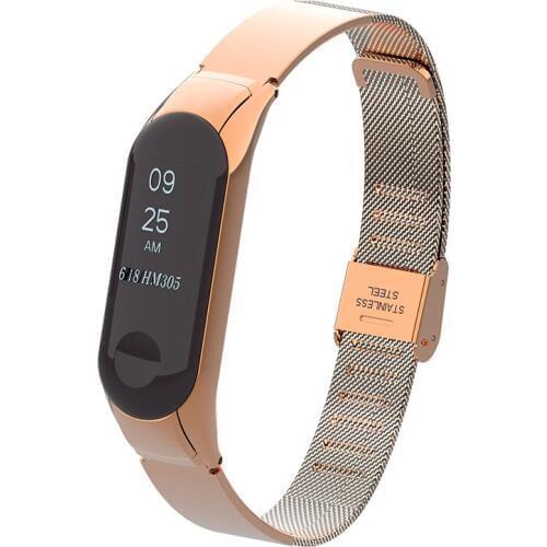 Wristband For Xiaomi Band 3 Stainless Steel Replaceable Wrist Strap For Xiomi Xaiomi Xiami Xaomi Mi Wrist Band xaiomy Bracelet