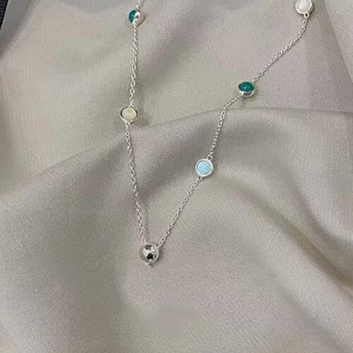 Luxury Brand Necklace 100% Real Sterling Silver Pendant Gem High Quality Couple Jewelry Gift A Variety Of Styles Are Available