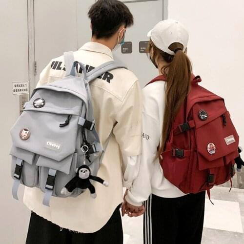 Backpack for Boys and Girls Backpack for Junior High School and High School Students Campus Schoolbag Leisure Large Capacity Har