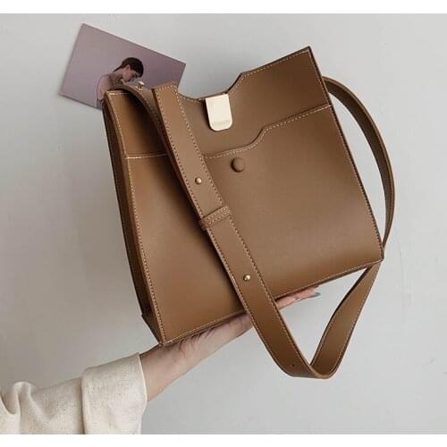 Crossbody Bag Designer Tote Bag Shoulder Bag Female Handbag Purse Women Retro All-match Fashion 2021 PU Leather High Capacity